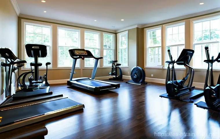 홈트 전신 운동 - Here are three detailed image generation prompts in English, designed for an image generation model,...