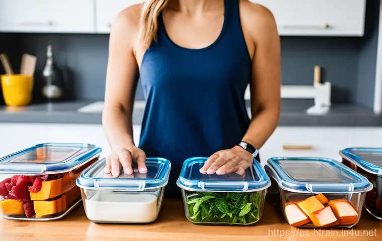 홈트 운동을 위한 식사 전후 습관 - **Prompt 2: Post-Workout Recovery Meal**
    "A diverse man in his early 30s, looking content and sl...